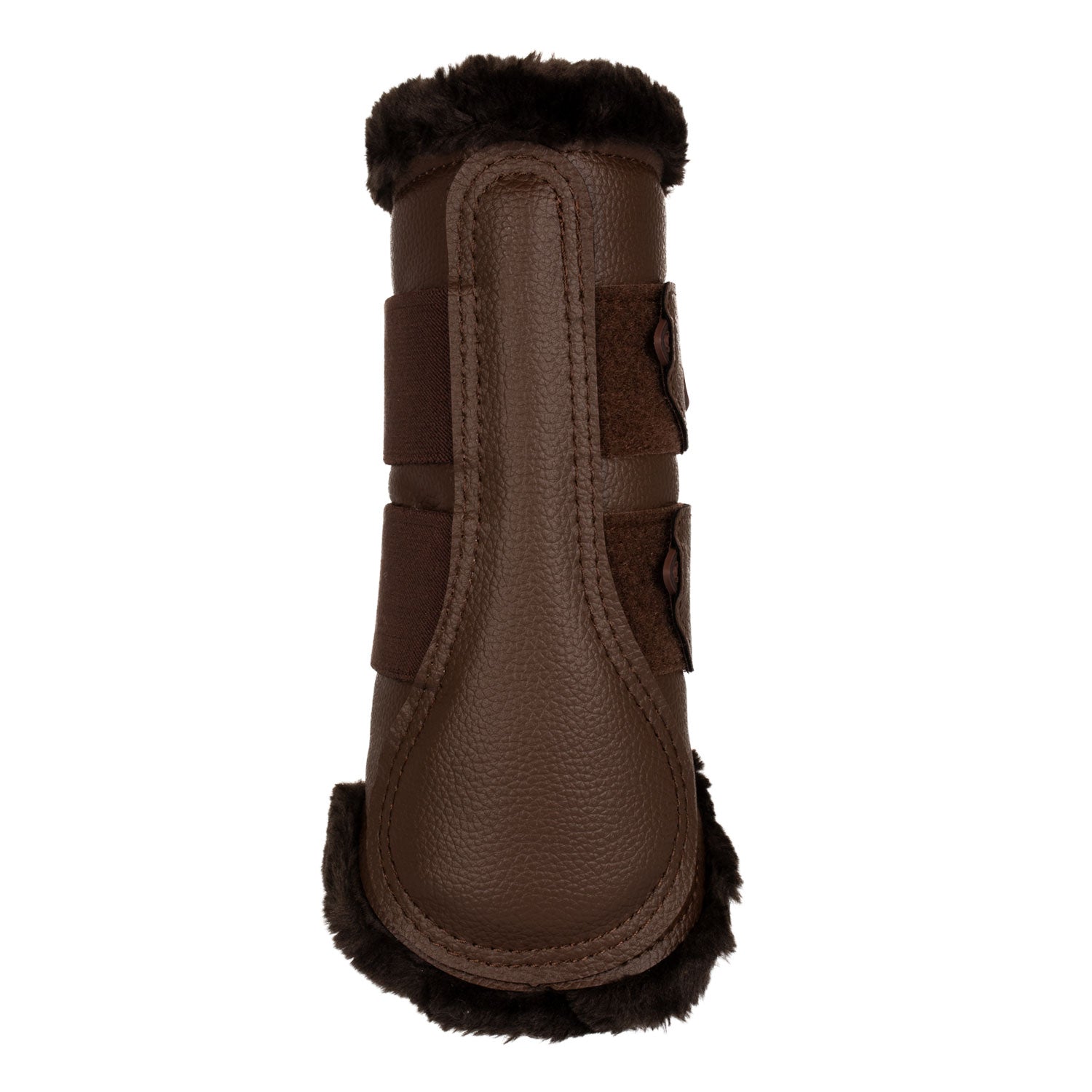 Gamaschen Front brushing boots eco-leather & faux sheepskin AC9725