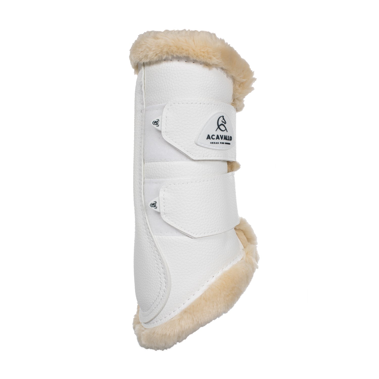 Gamaschen Front brushing boots eco-leather & faux sheepskin AC9725