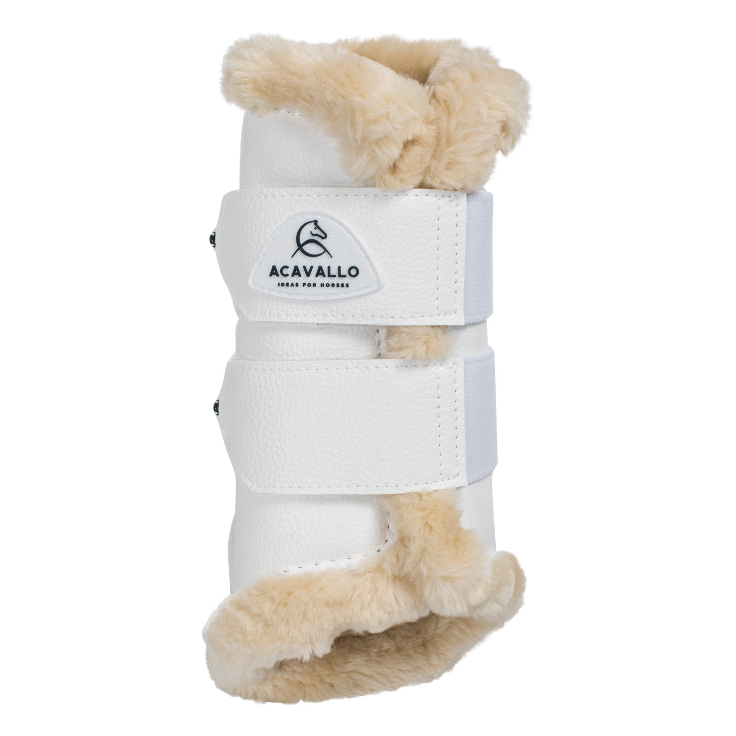 Gamaschen Front brushing boots eco-leather & faux sheepskin AC9725