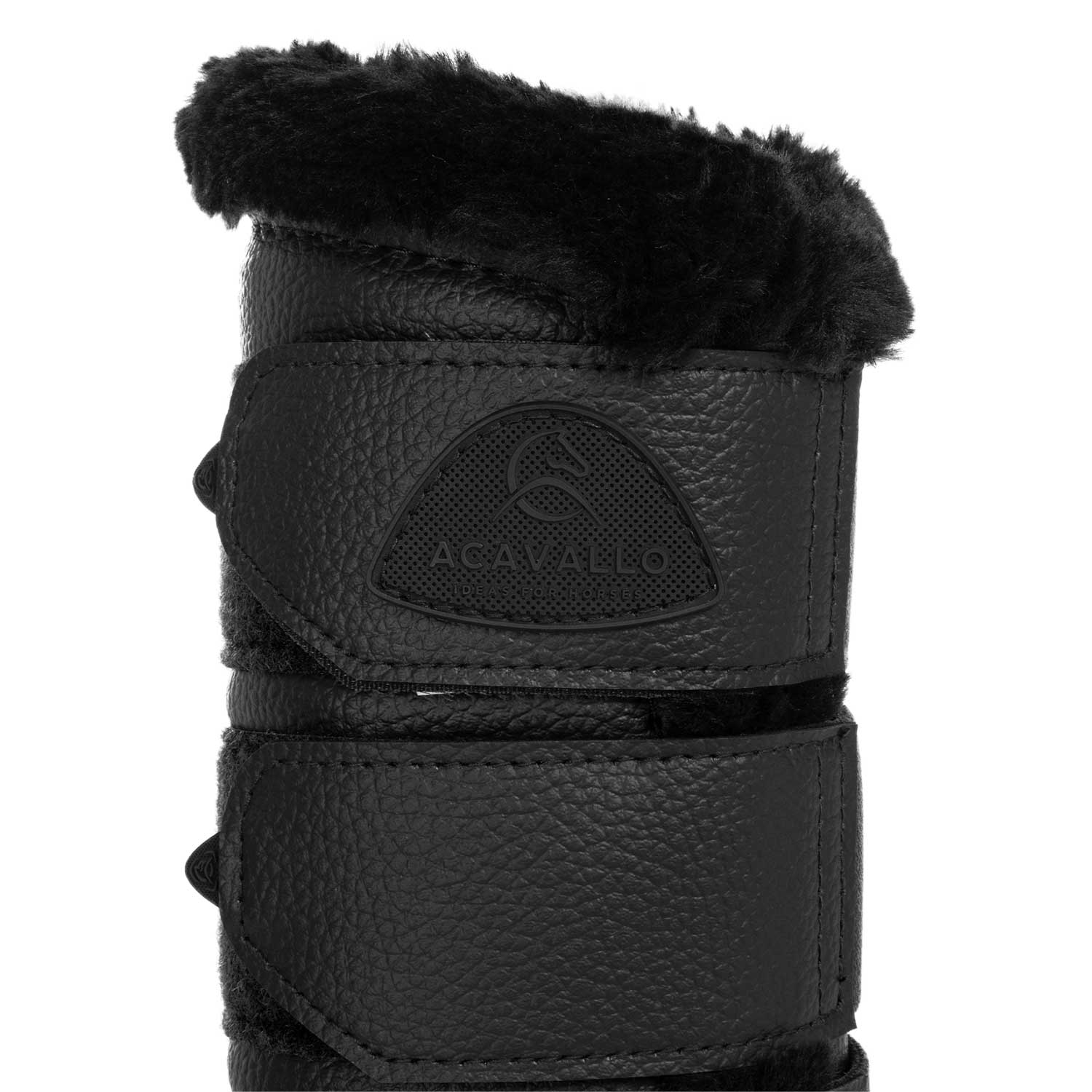 Gamaschen Hind brushing boots faux leather & faux sheepskin AC9729