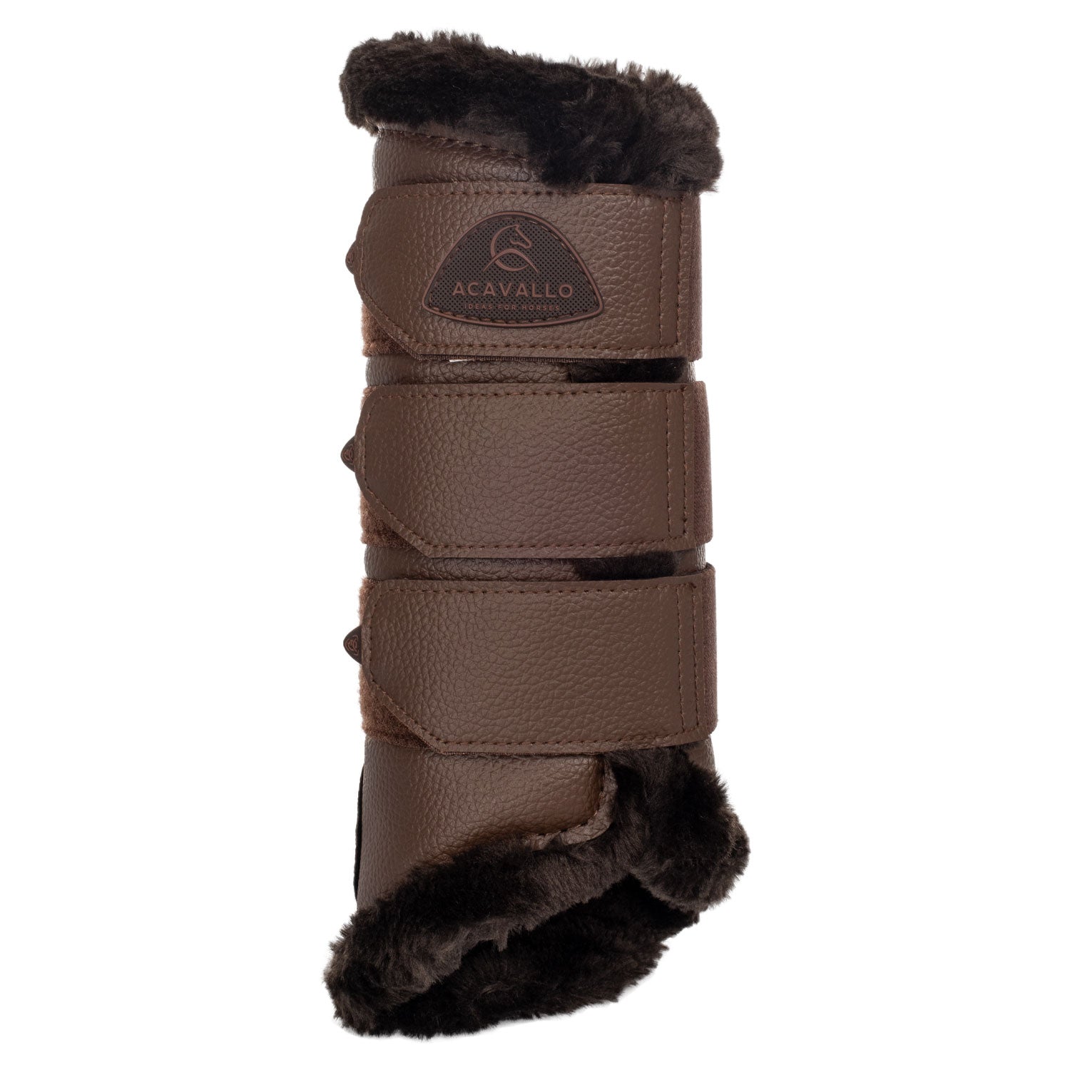 Gamaschen Hind brushing boots faux leather & faux sheepskin AC9729