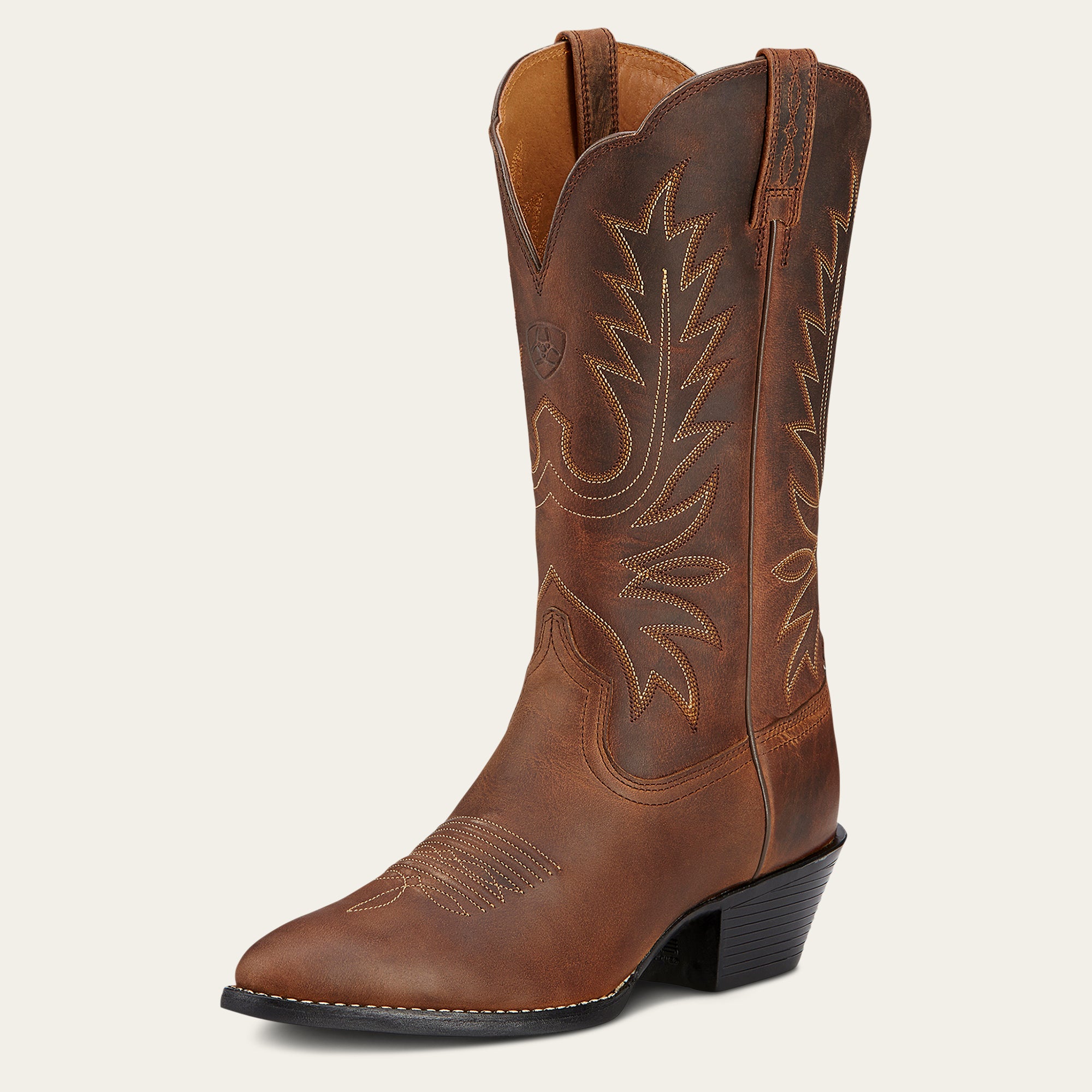 Western Laarzen WMS Heritage R Toe Western Laars distressed bruin 10