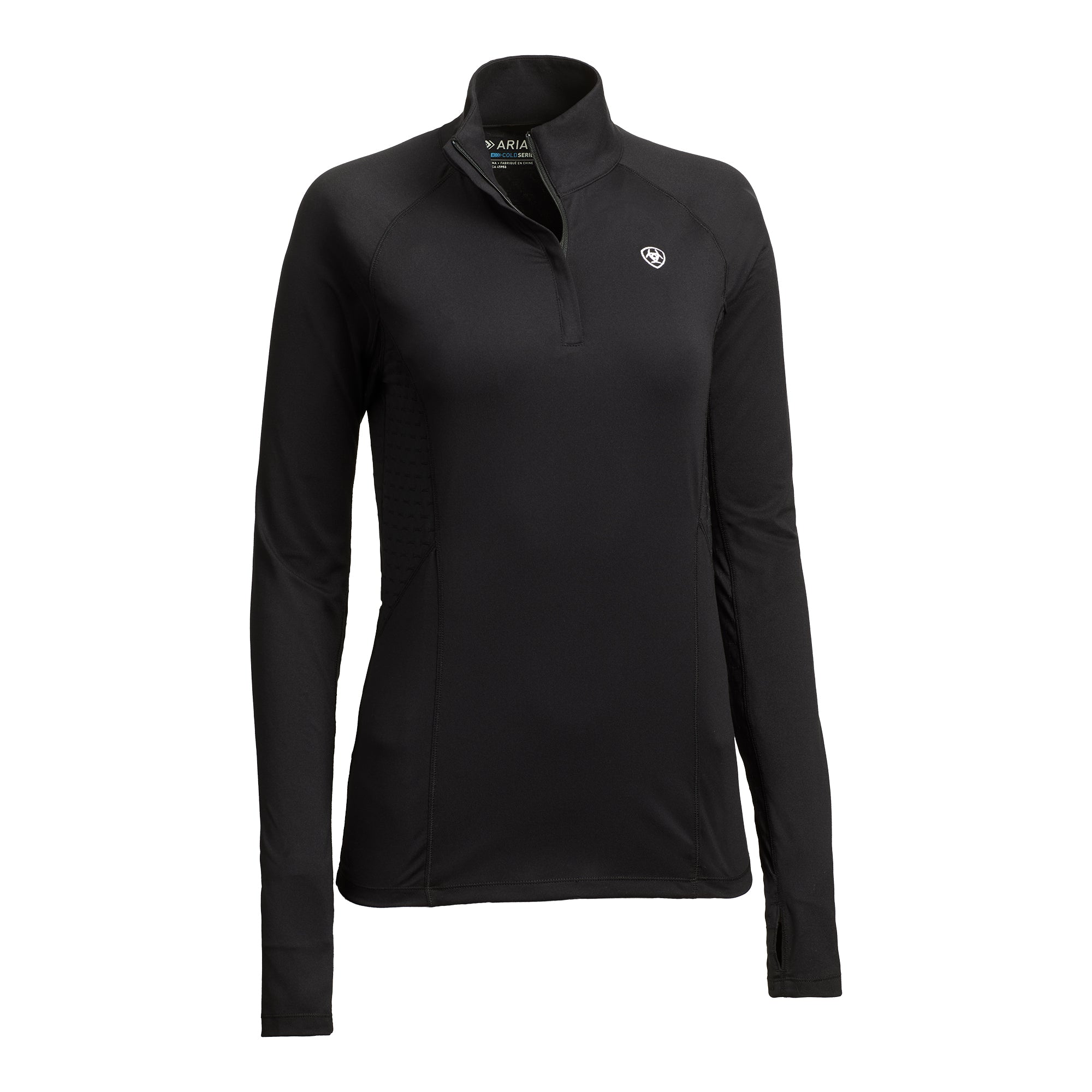 Camicia a maniche lunghe WMS Lowell 2.0 1/4 zip baselayer nero | 10023763