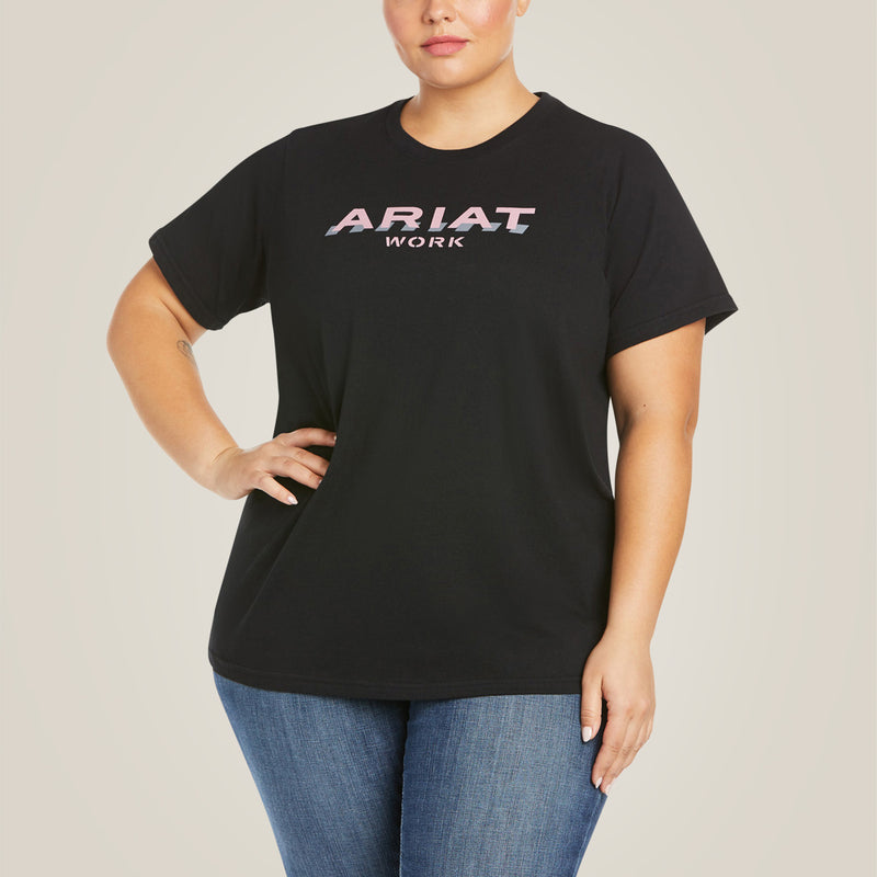 Kort armshirt WMS Rebar Cotton Strong Logo SS T-Shrt Navy | 10035284