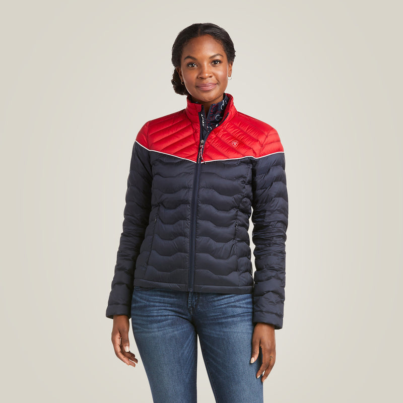 Jacket WMS Ideal 3.0 Down Jacket Navy/Red | 10037722