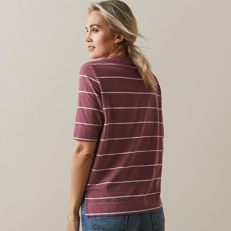 Kurzarm Shirt WMS Windsor T-Shirt nocturne stripe | 10043643