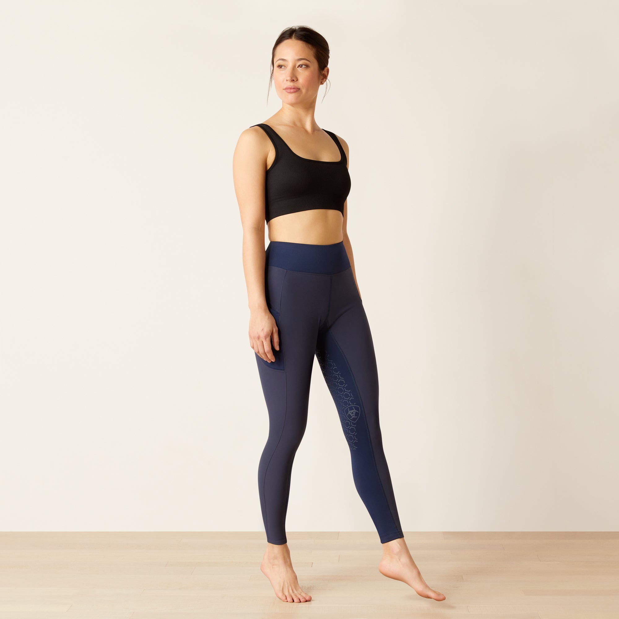 Leggings d'équitation WMS Boreas Half Grip Tight navy | 10046095