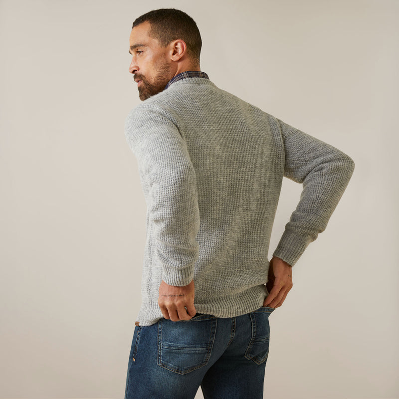 Sweater MNS Mill Valley Sweater heather grey | 10046240