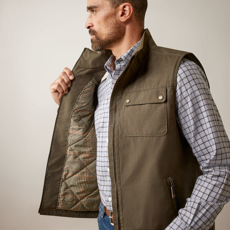 West Mns Argentium Insulated Vest Earth | 10046241