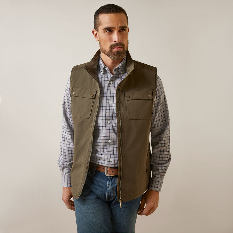 West Mns Argentium Insulated Vest Earth | 10046241