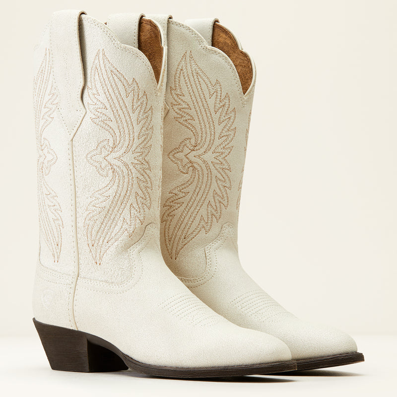 Western Stiefel WMS Heritage R Toe StretchFit Western Boot distressed ivory | 10046898