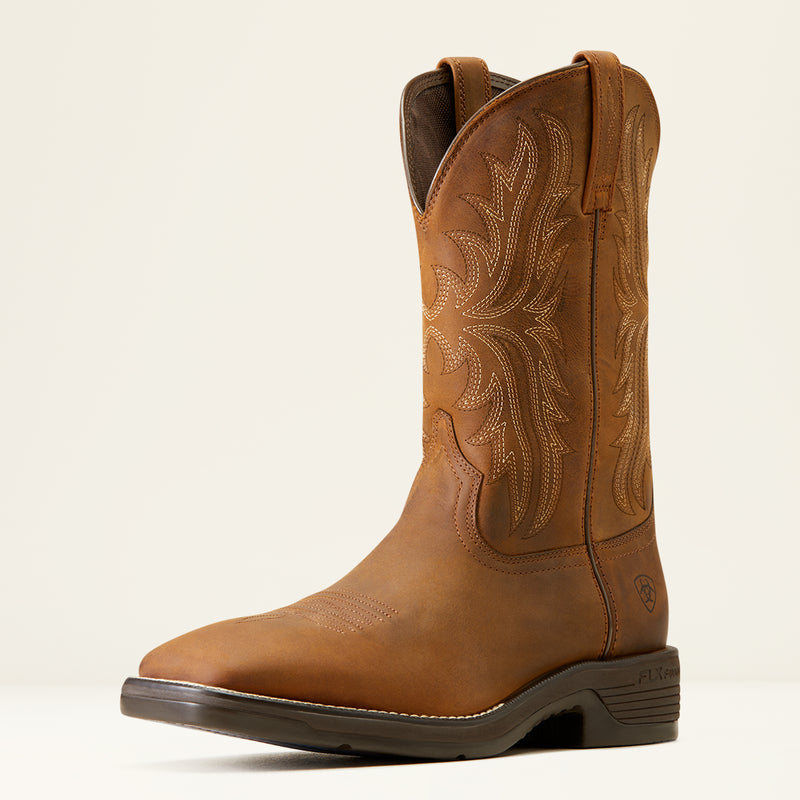 حذاء Western Boots MNS Ridgeback Cowboy ذو لون زيتي أسمر ضارب للصفرة | 10046982