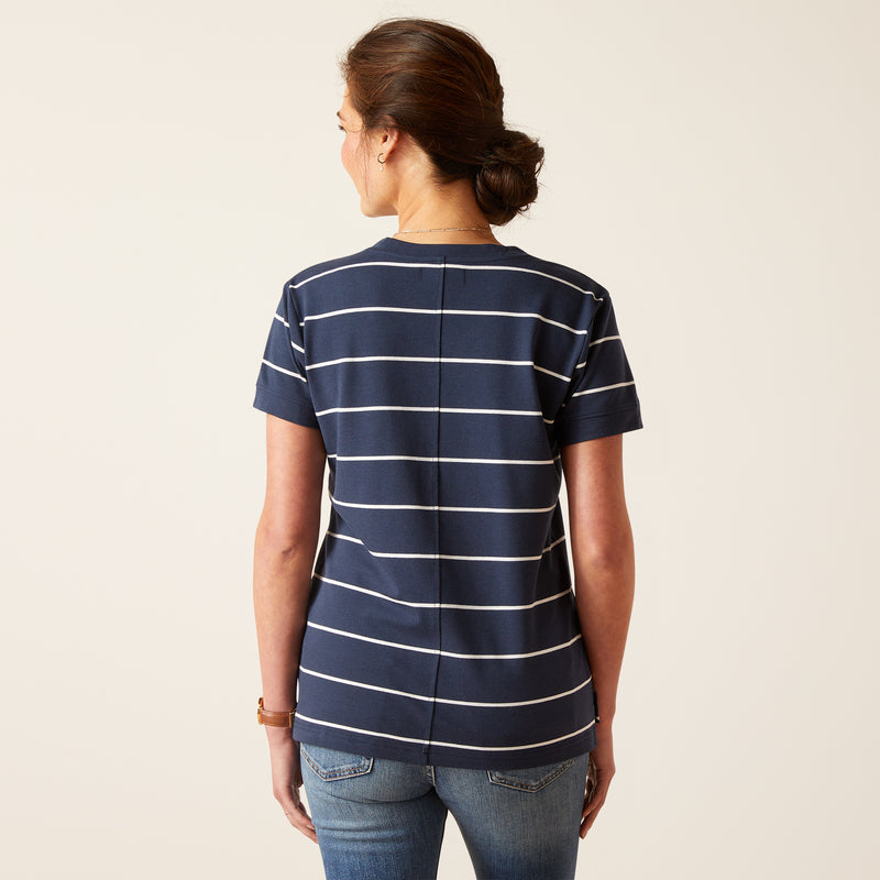 Camisa Camisa Wms Fairford Camiseta Navy Stripe | 10048467