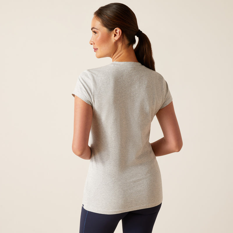 Shirt Shirt WMS Saddle T-shirt Heather Gray | 10048546