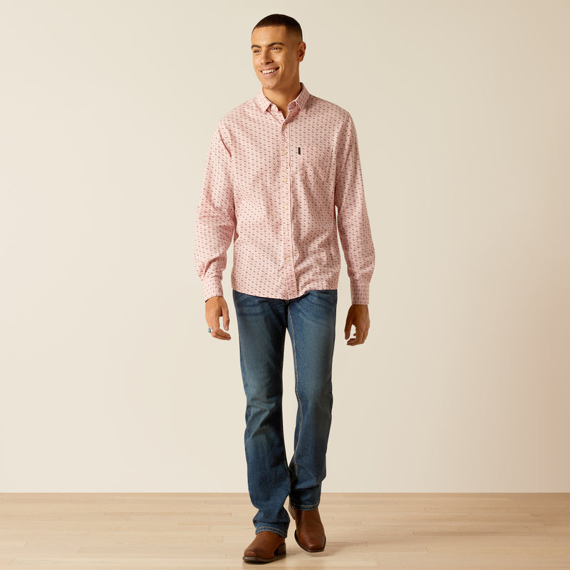 Short arm Shirt Mns Marshall Stretch Modern Fit Shirt Rose | 10048630