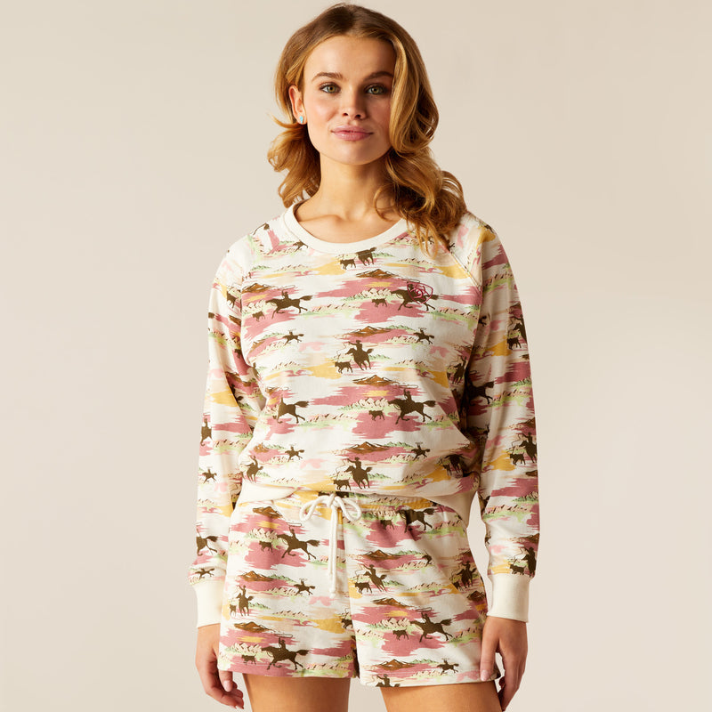 Pullover WMS Hawaiian Sweatshirt hawaiian print | 10048687