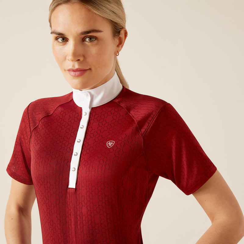 Turnier Shirt WMS Showstopper Show Shirt sun-dried tomato | 10048786