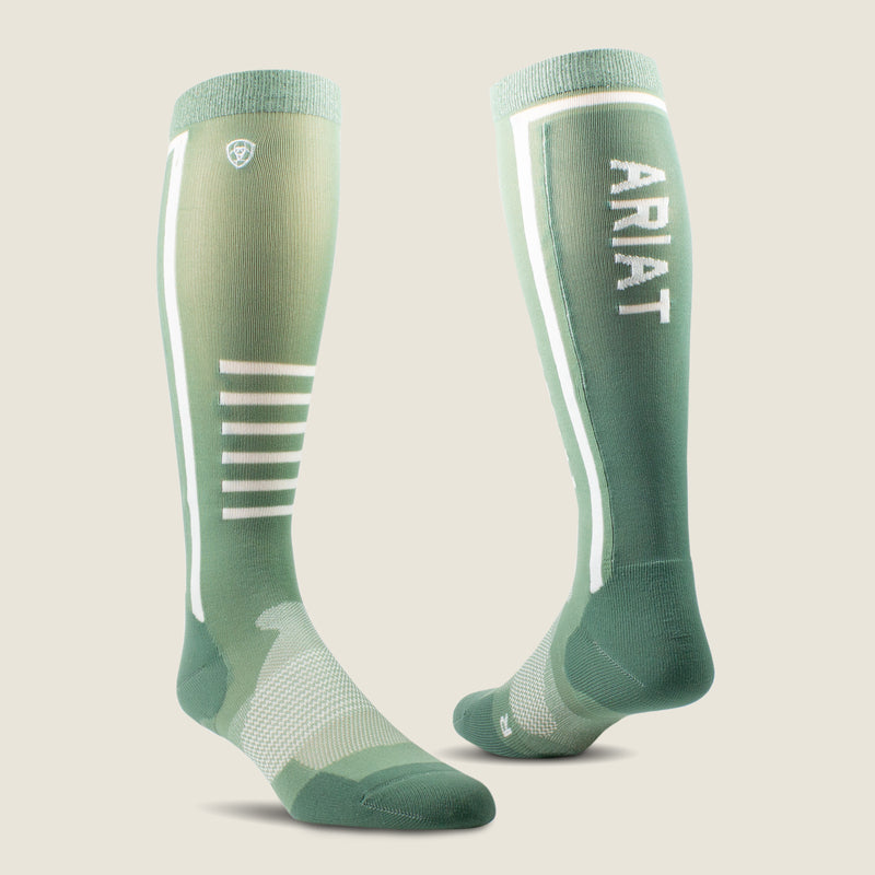 Socken ADT AriatTEK Slimline Performance Socks lily pad/duck green | 10050848