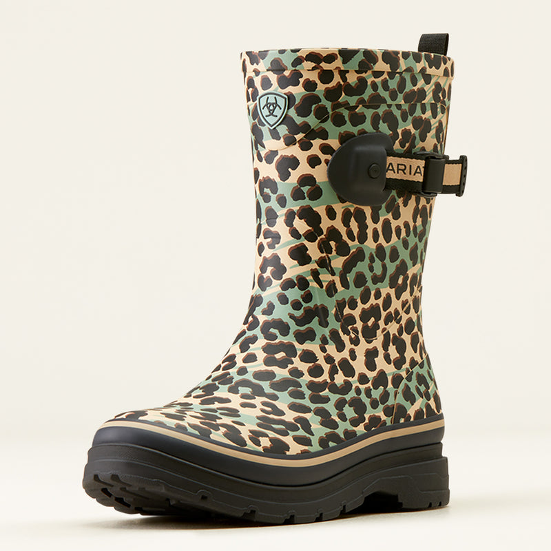 Country Boots WMS Kelmarsh Mid Rubber Boot leopard camo | 10050930
