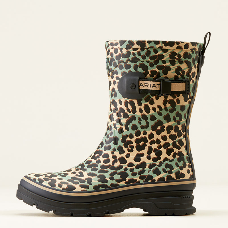 Country Boots WMS Kelmarsh Mid Rubber Boot leopard camo | 10050930