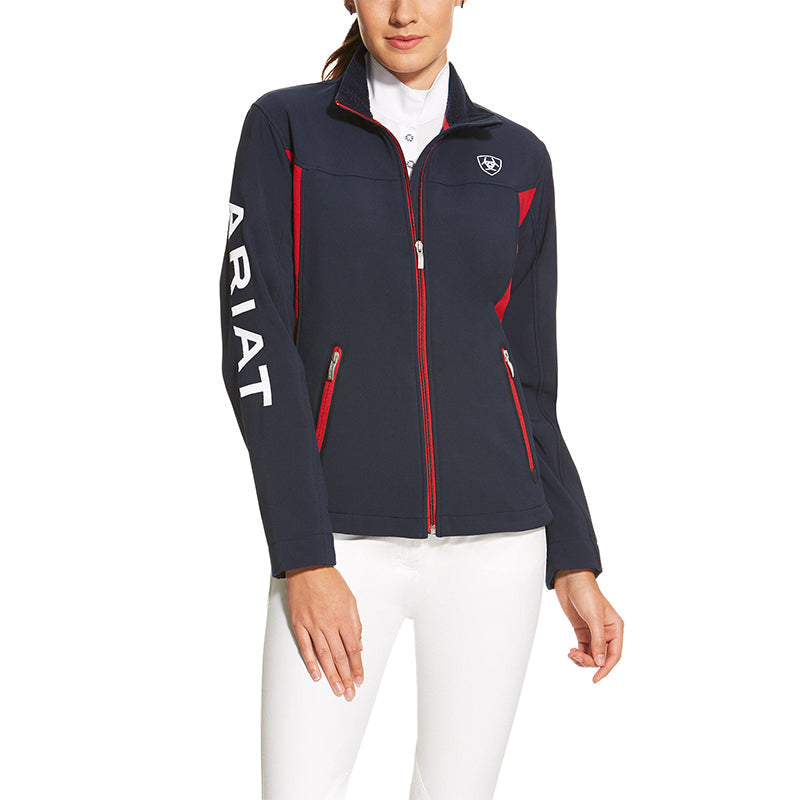 夹克衫 WMS New Team Softshell Jacket navy/red | 10019208