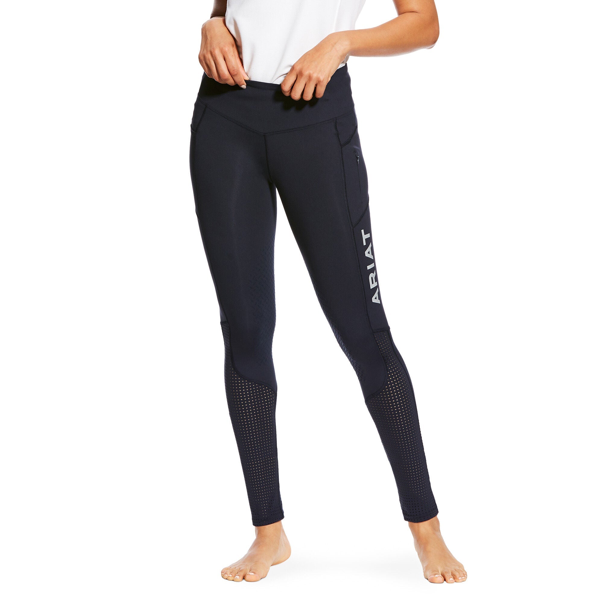 Riding leggings WMS Eos Knee Patch Tight navy | 10025583