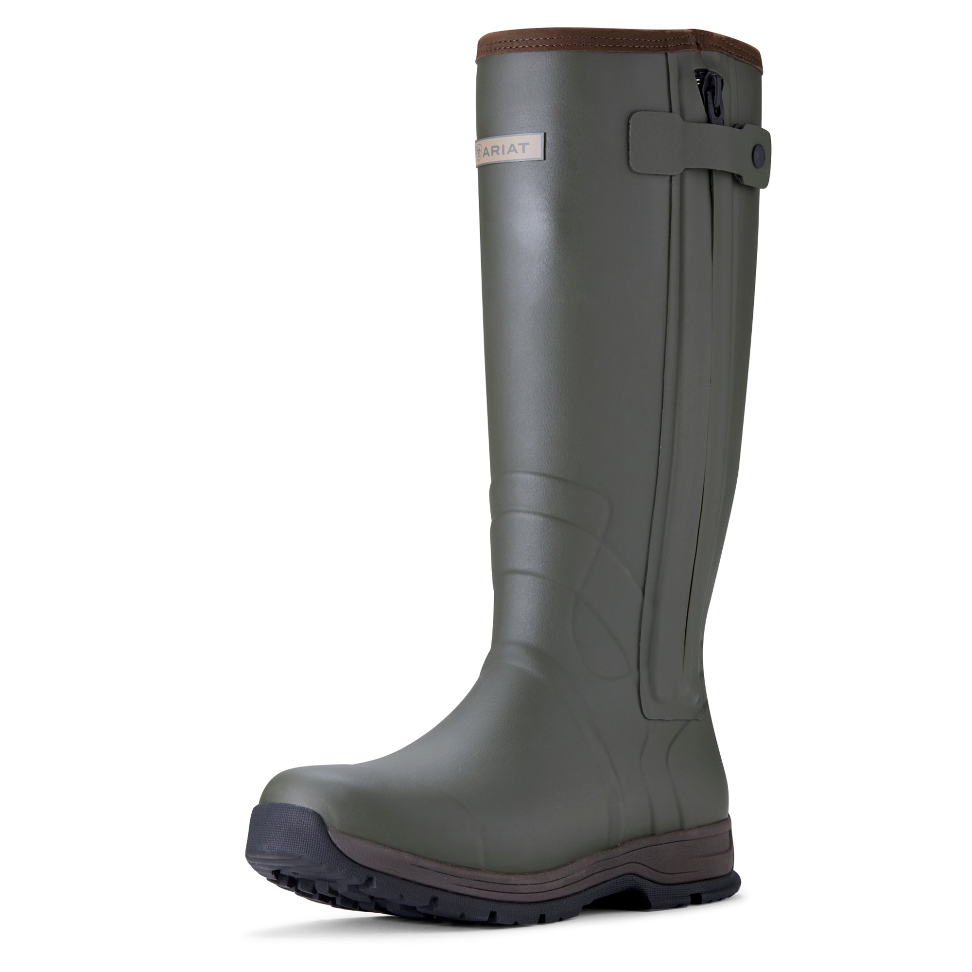 Country Stiefel MNS Burford Insulated Zip Rubber Boot olive night | 10032451