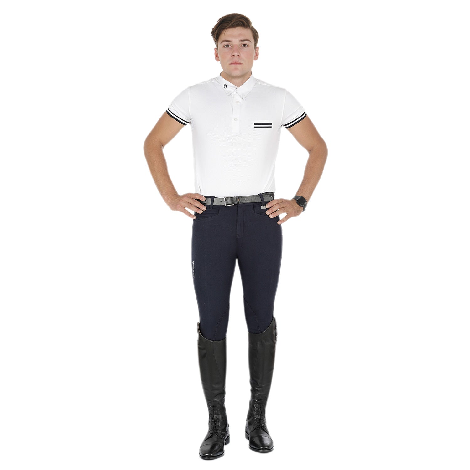 Reithose Crono Model Man Breeches In Stretch Cotton