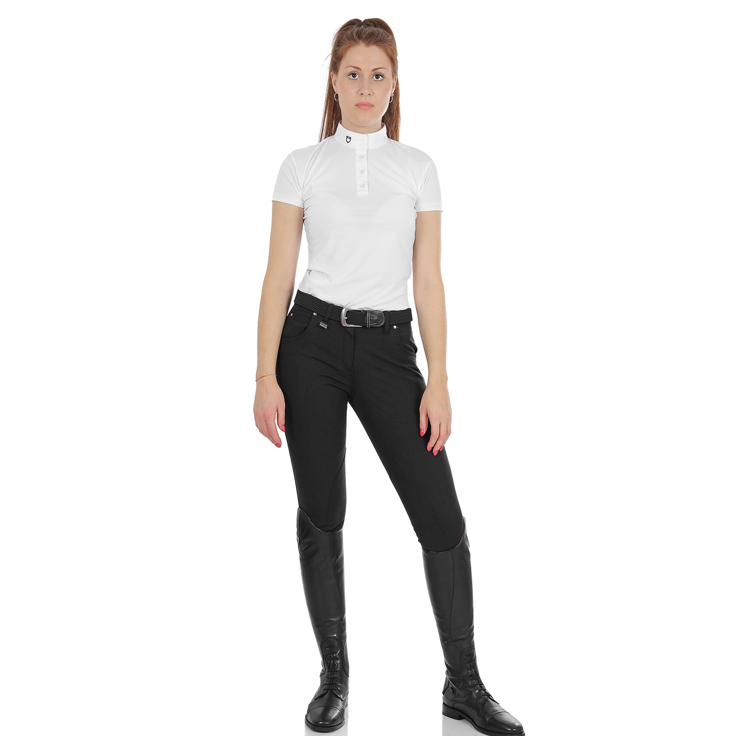 Reithose Race Model Woman Breeches In Stretch Cotton