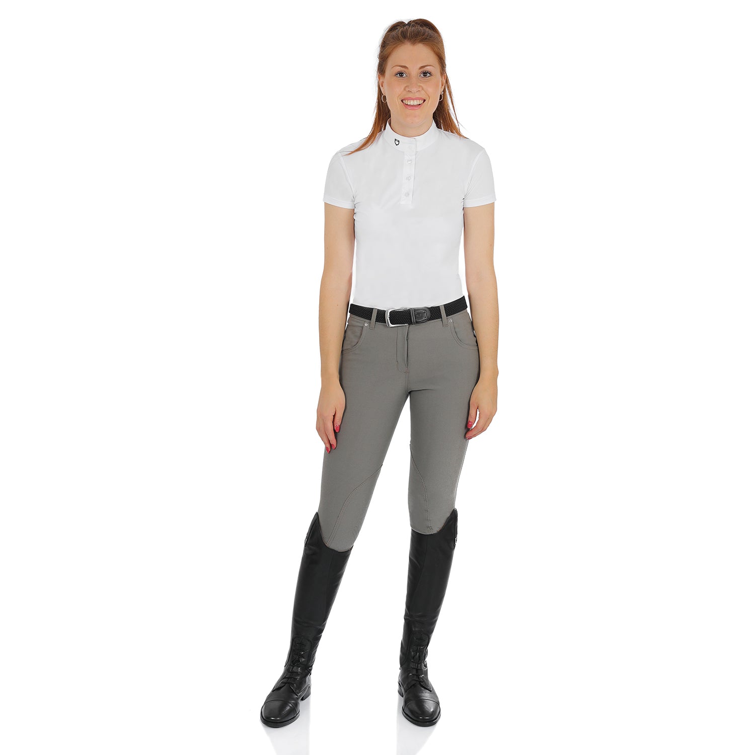 Reithose Race Model Woman Breeches In Stretch Cotton