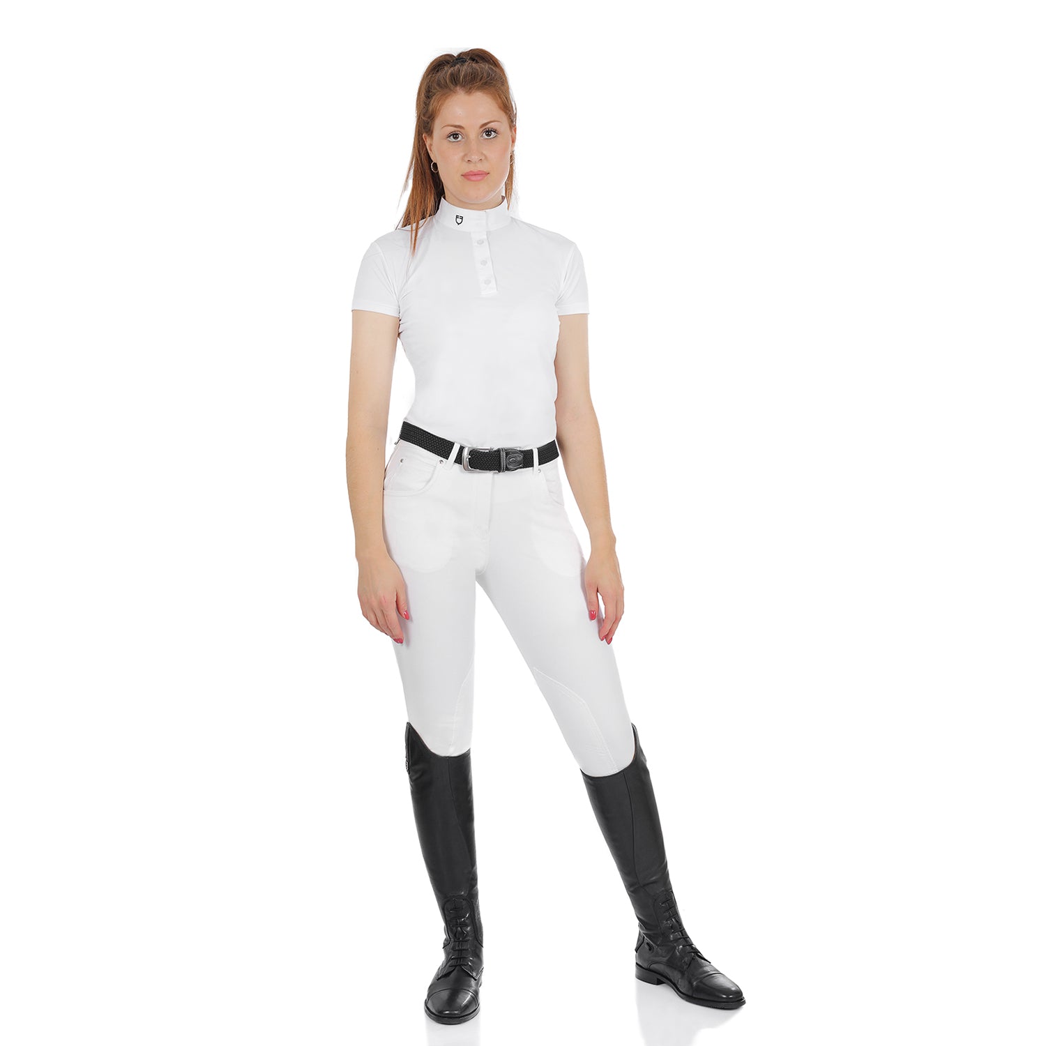 Reithose Race Model Woman Breeches In Stretch Cotton