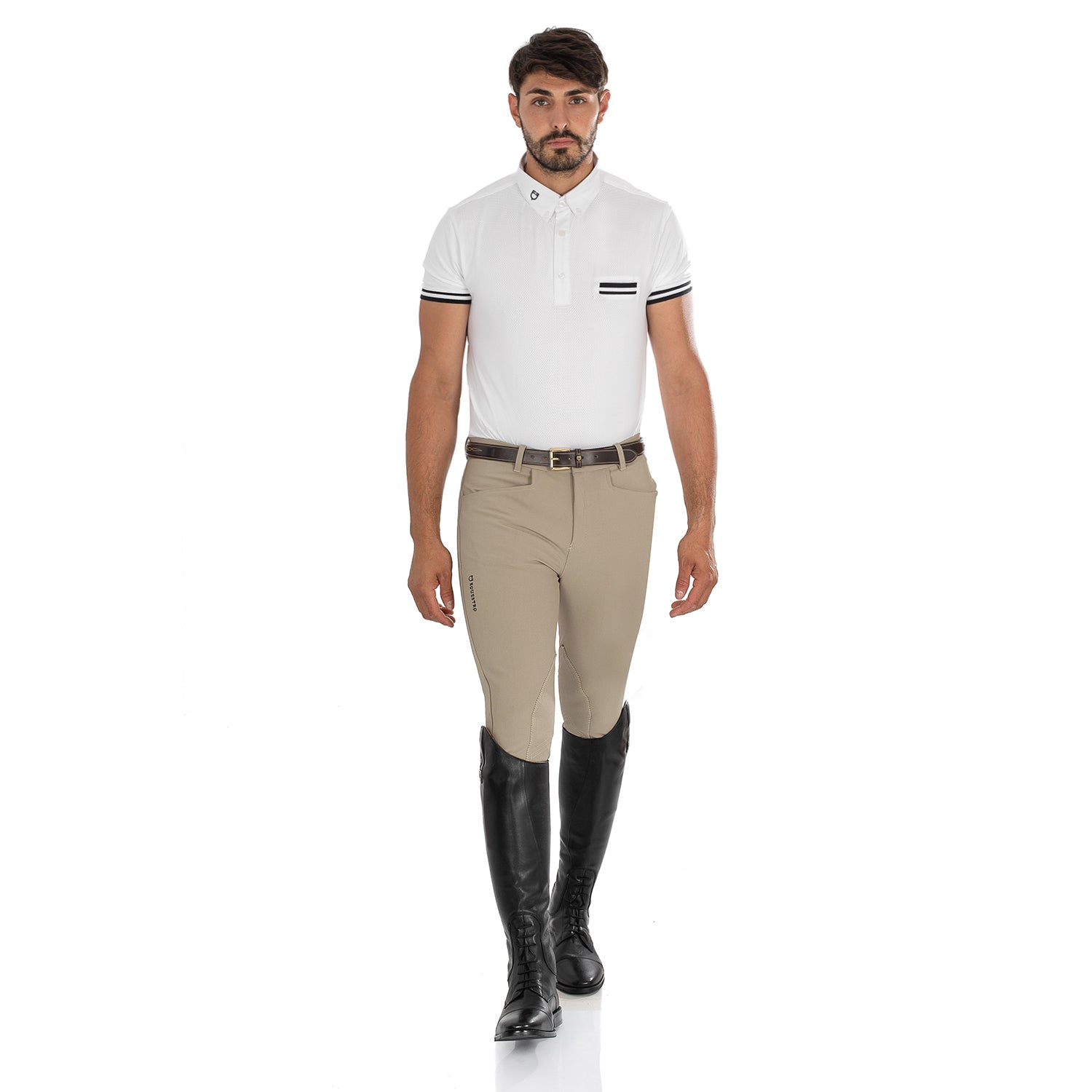 Reithose Zefiro Model Man Breeches In Stretch Cotton