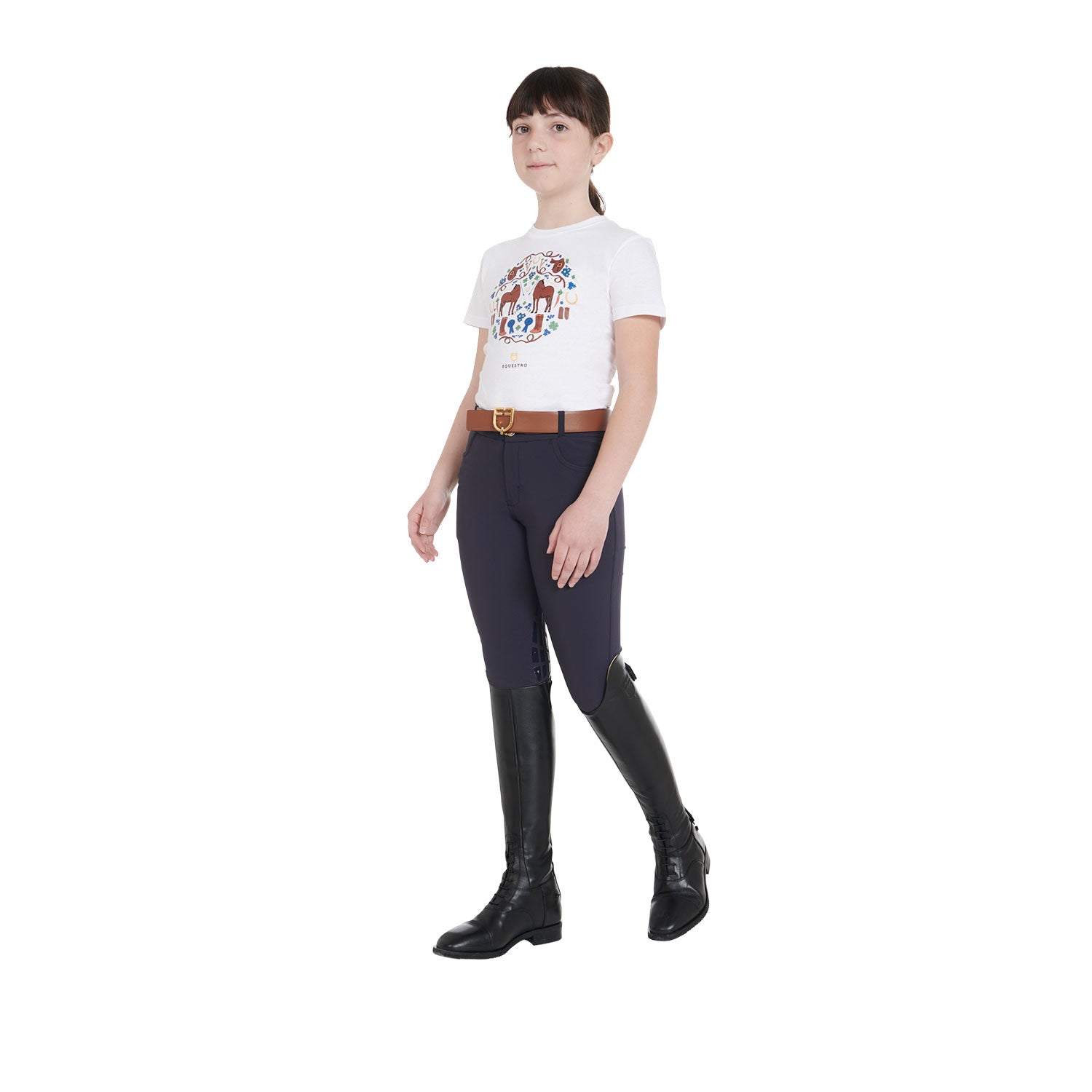 Grip Reithose Kids' Unisex Breeches In Technical Fabric