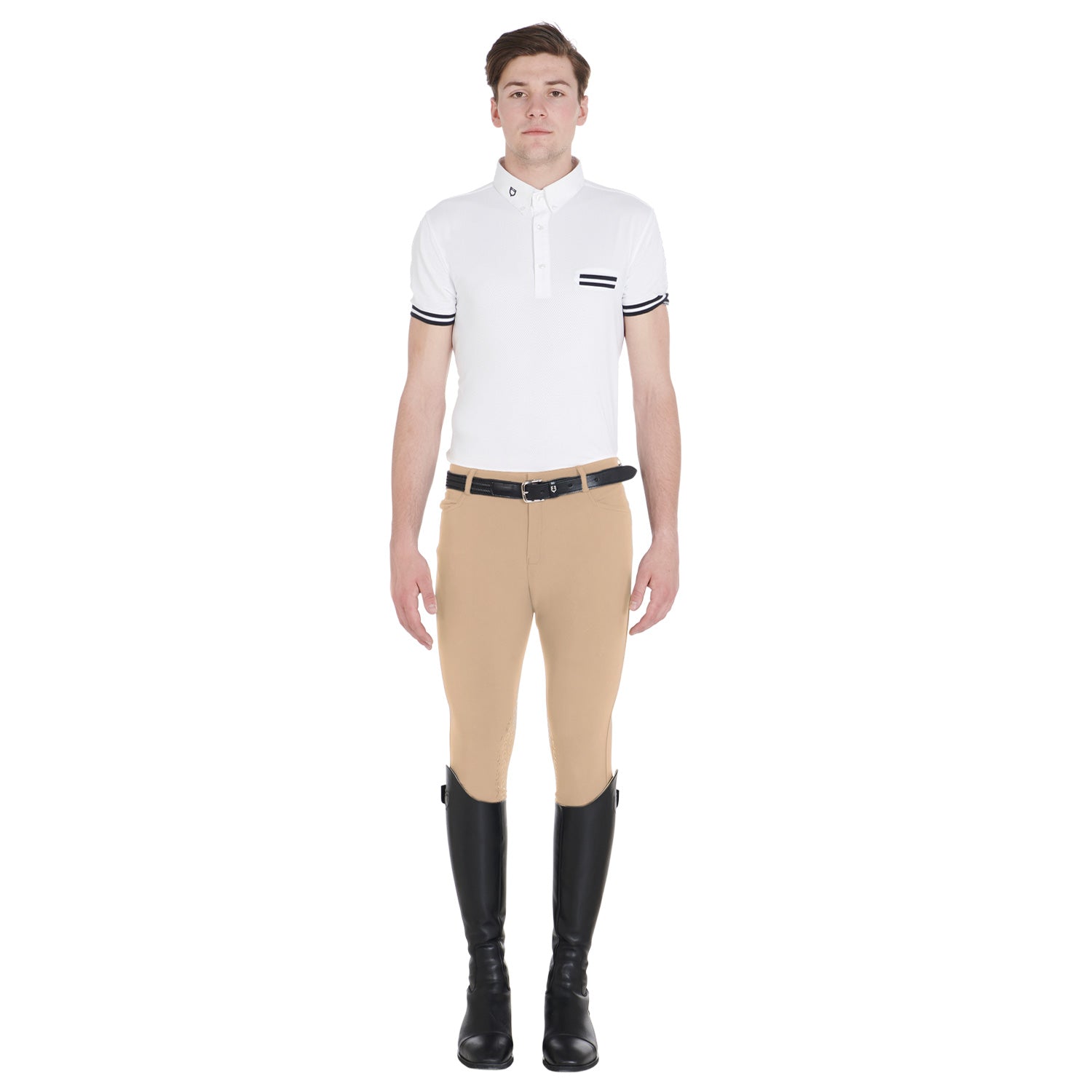 Grip Reithose Men'S Slim Fit Grip Breeches With Logo