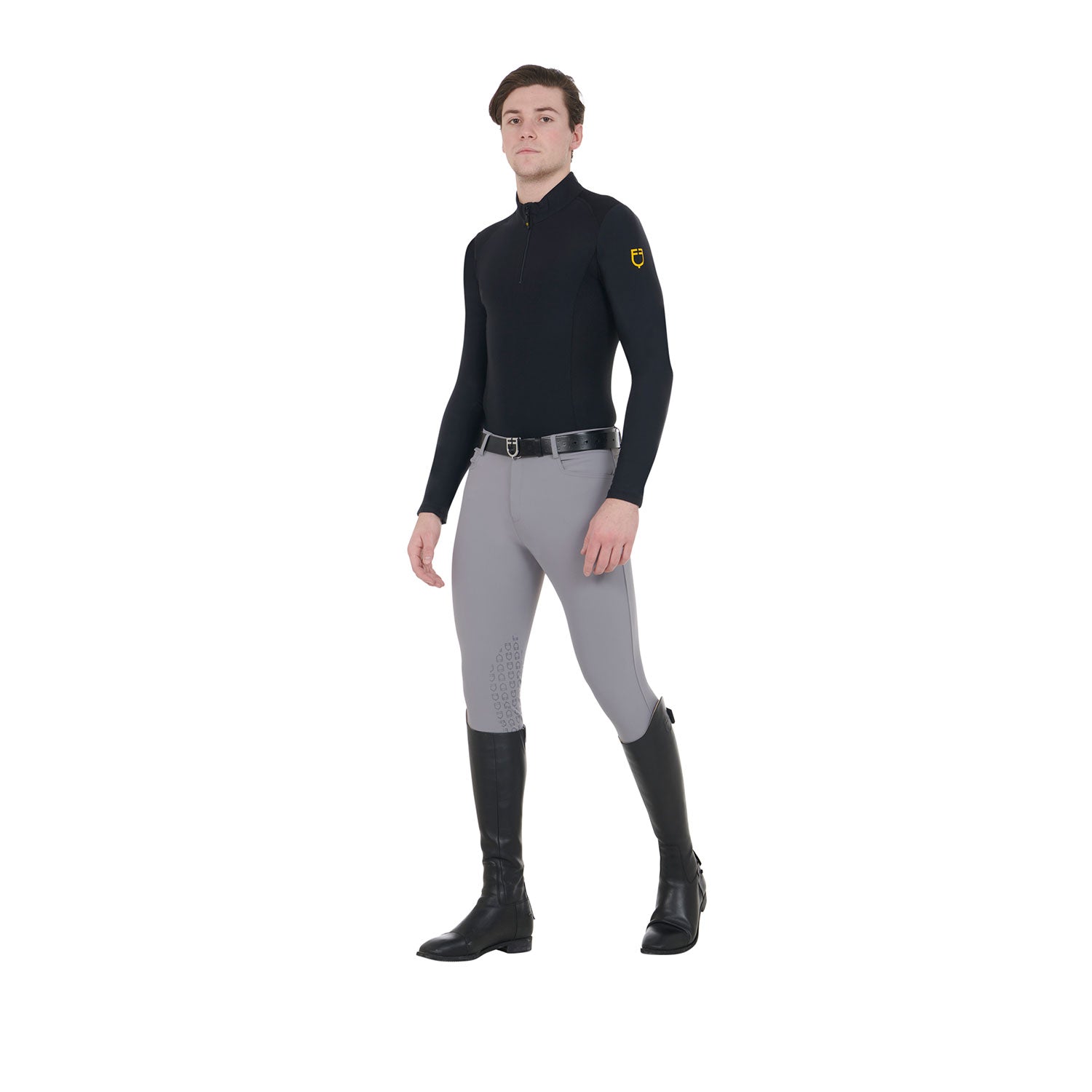 Grip Reithose Men'S Slim Fit Grip Breeches With Logo