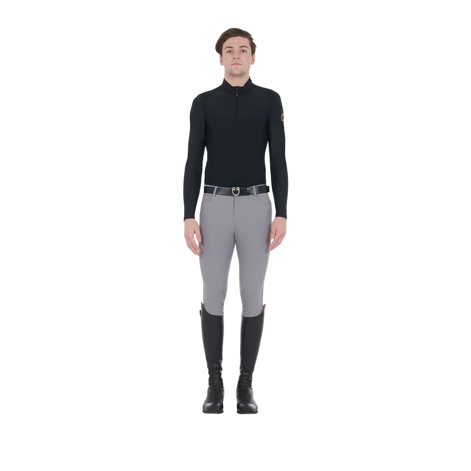 Grip Reithose Men'S Slim Fit Grip Breeches With Logo