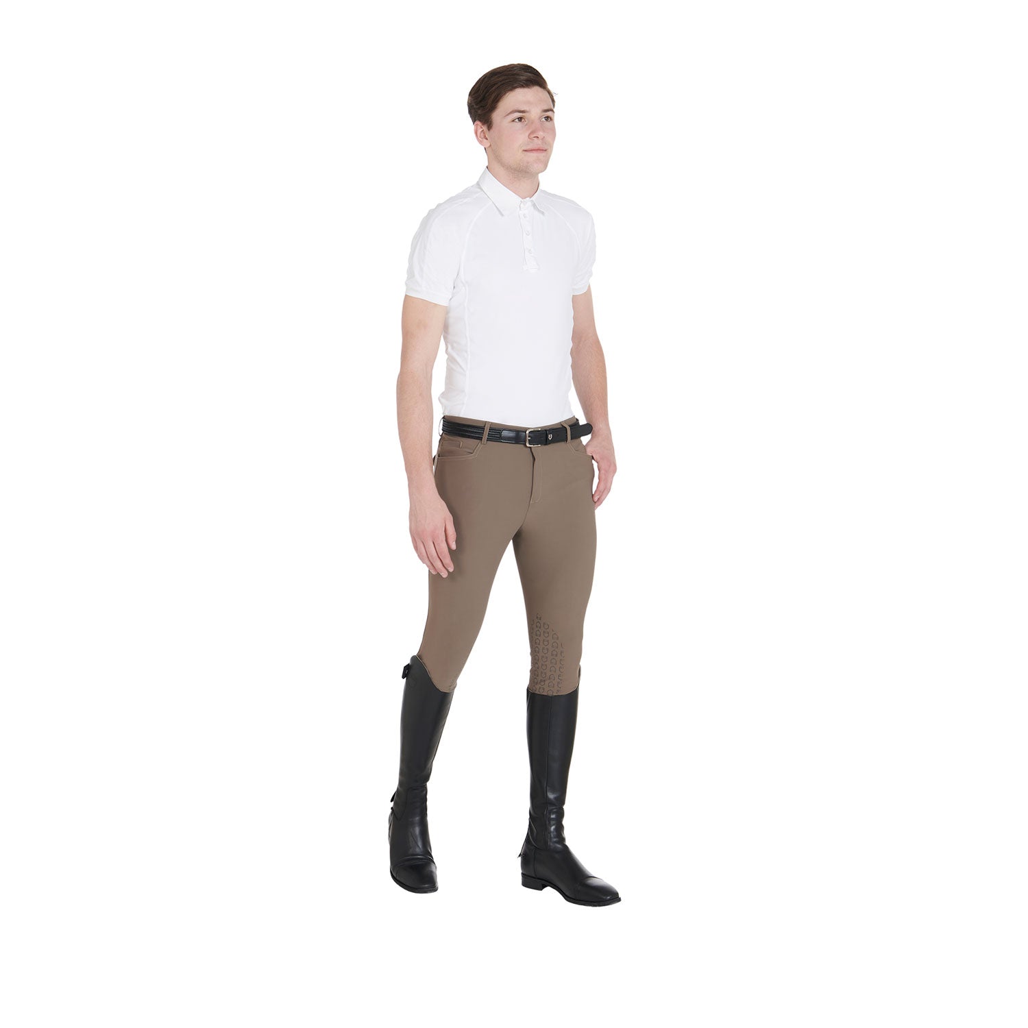 Grip Reithose Men'S Slim Fit Grip Breeches With Logo