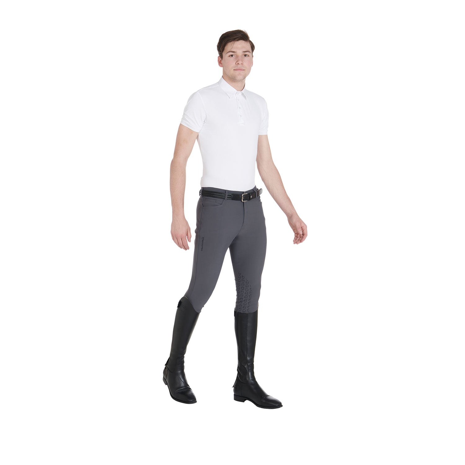 Grip Reithose Men'S Slim Fit Grip Breeches With Logo