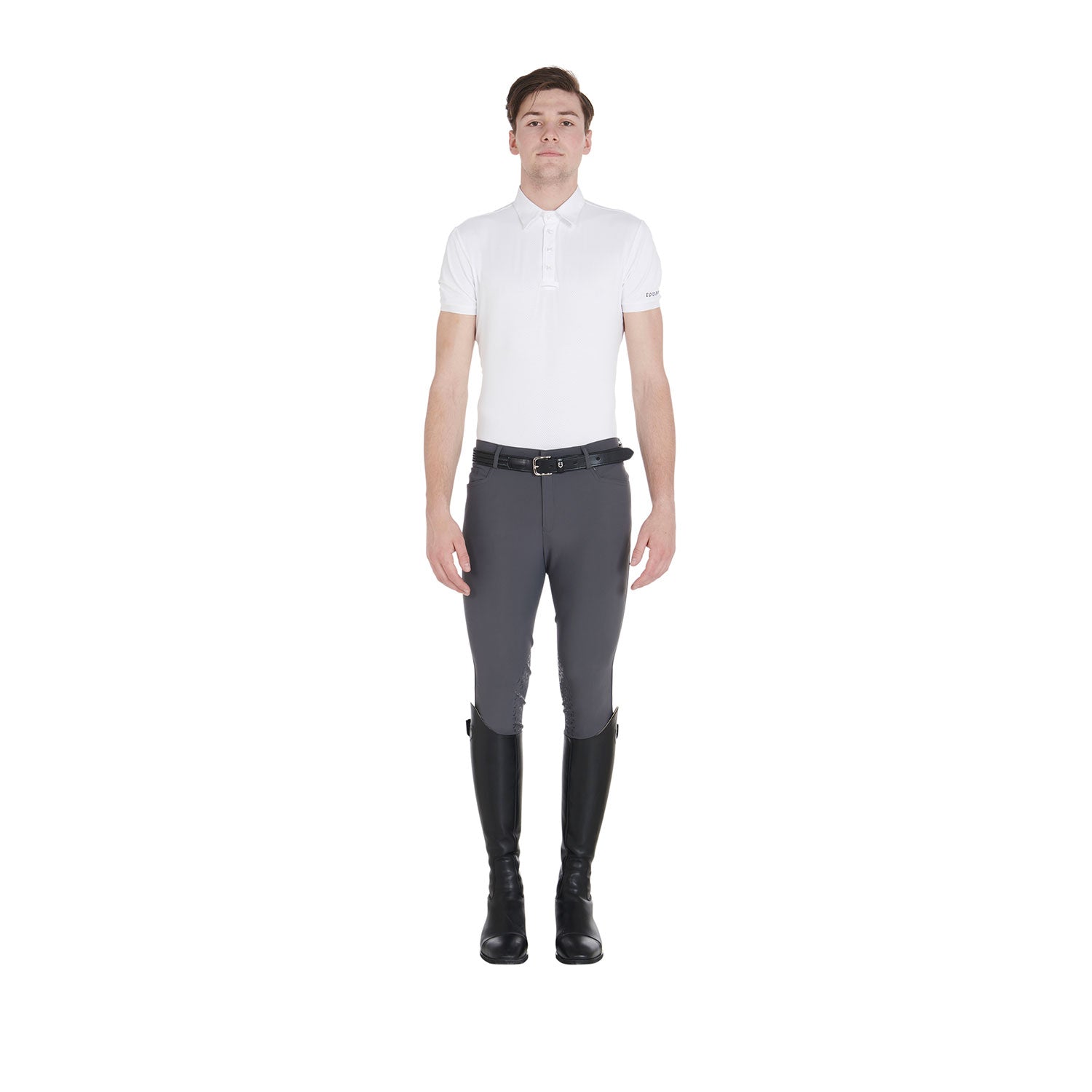 Grip Reithose Men'S Slim Fit Grip Breeches With Logo