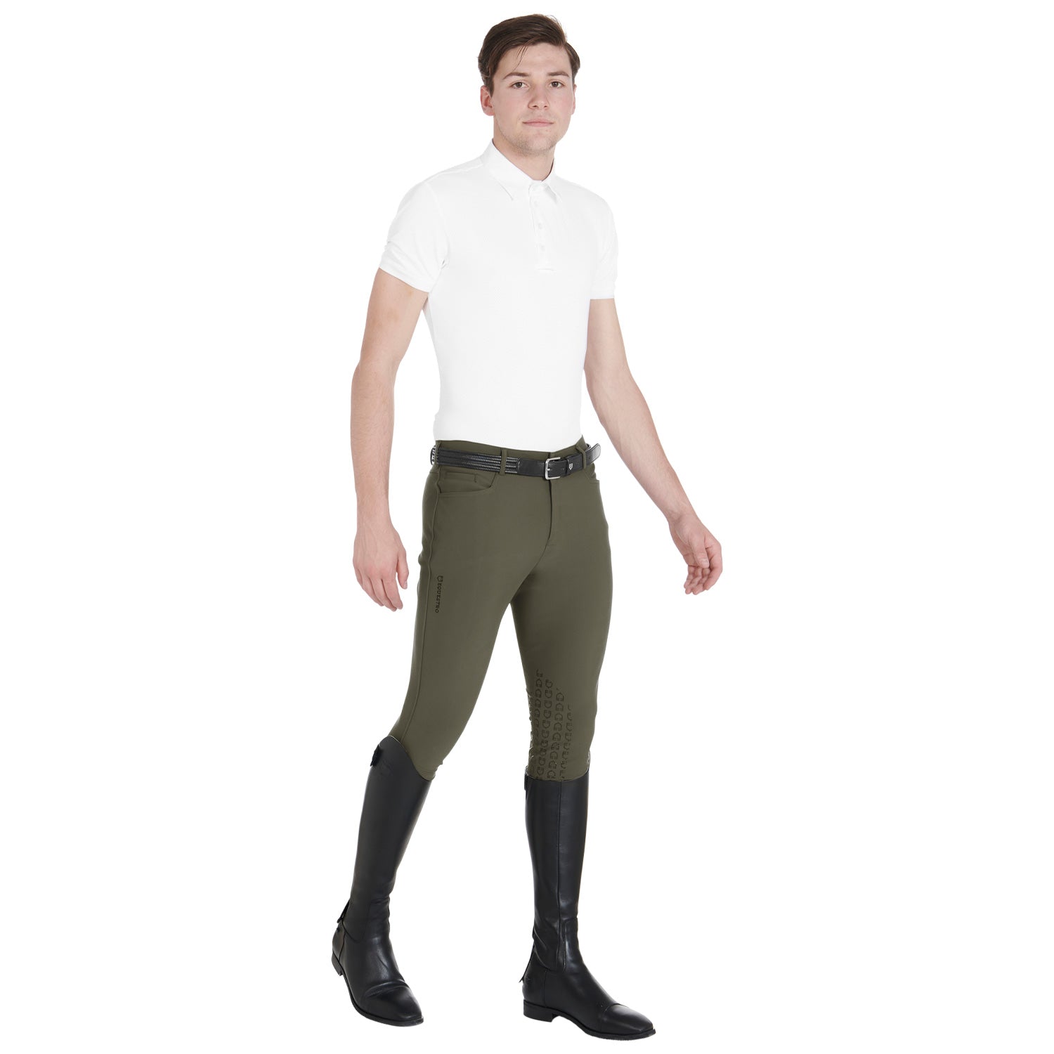 Grip Reithose Men'S Slim Fit Grip Breeches With Logo