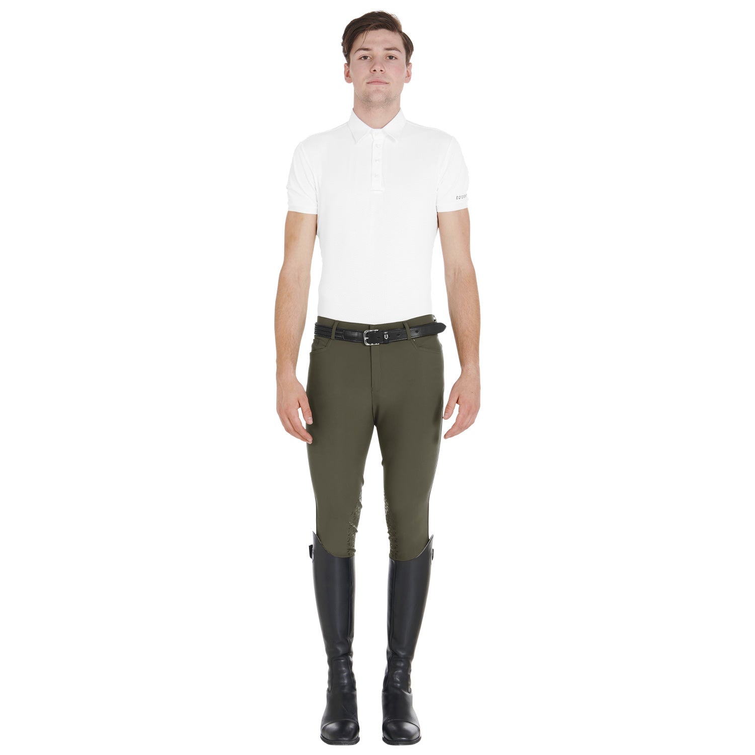 Grip Reithose Men'S Slim Fit Grip Breeches With Logo