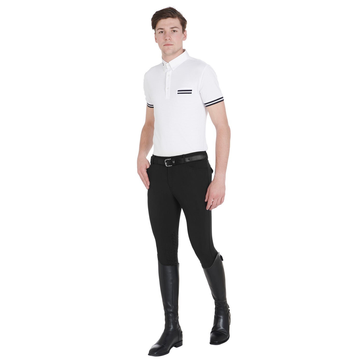 Grip Reithose Men'S Slim Fit Grip Breeches With Logo