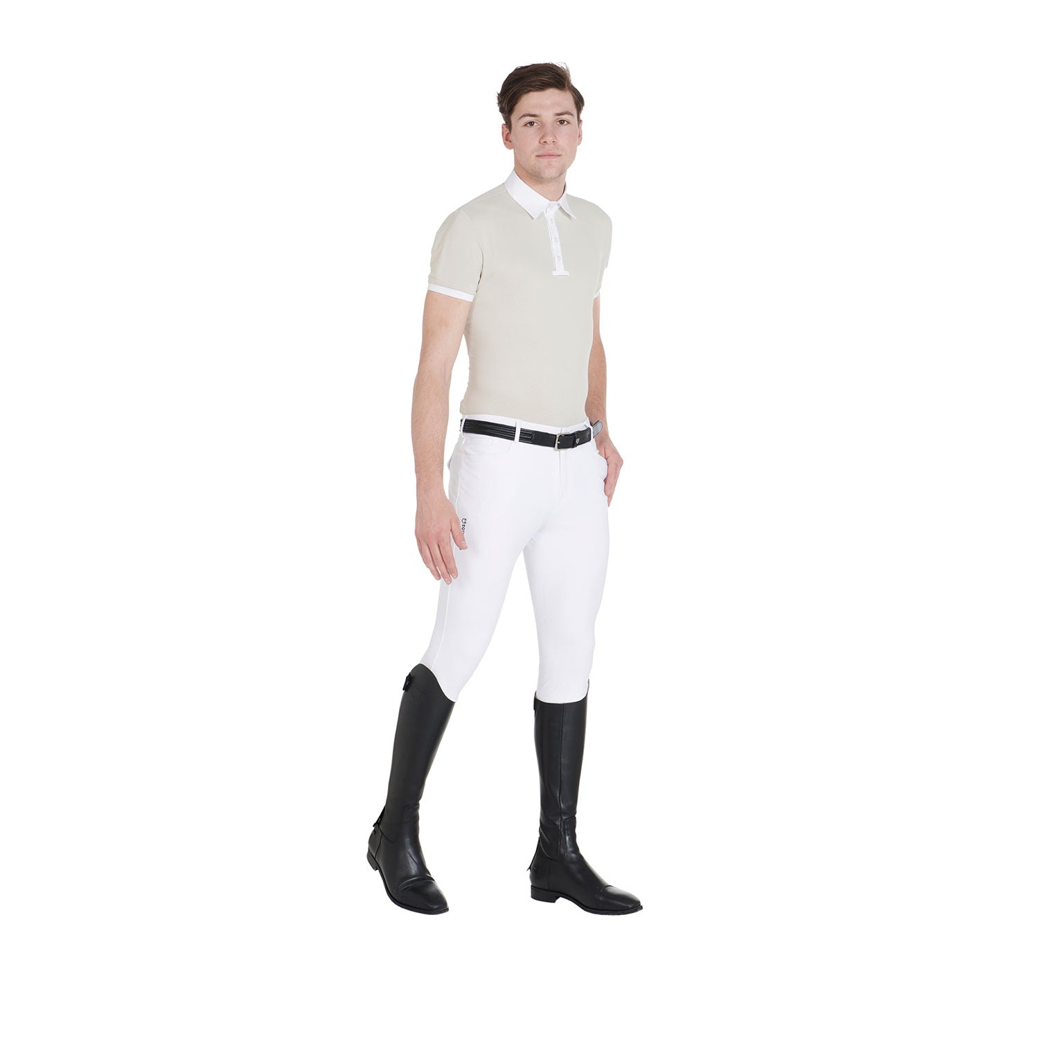 Grip Reithose Men'S Slim Fit Grip Breeches With Logo