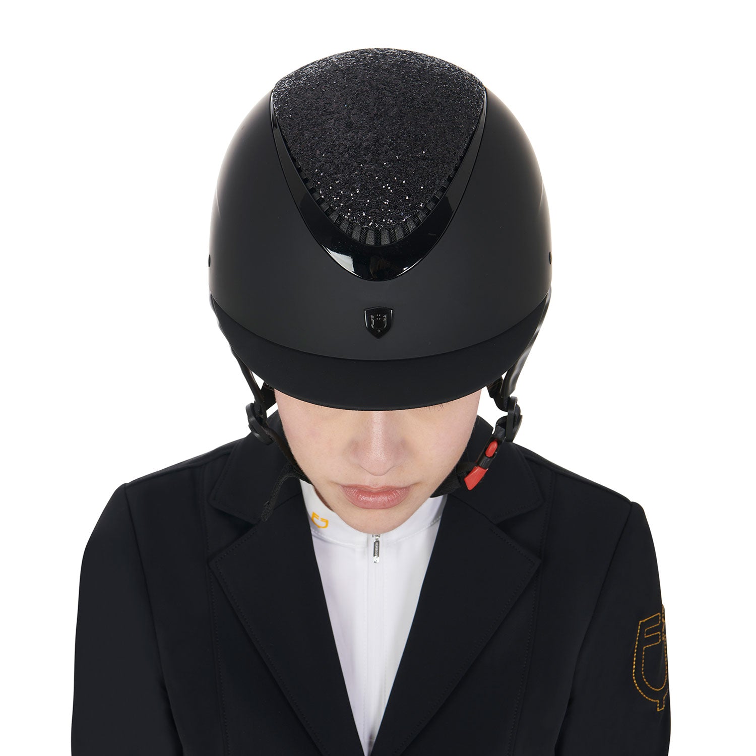 Reithelm Narrow Visor Helmet With Rhinestones