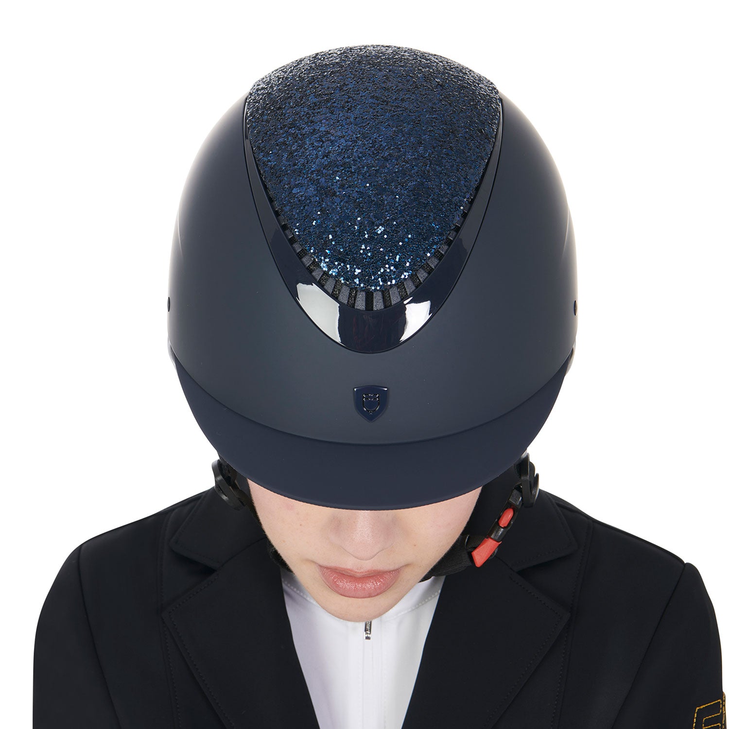 Reithelm Narrow Visor Helmet With Rhinestones