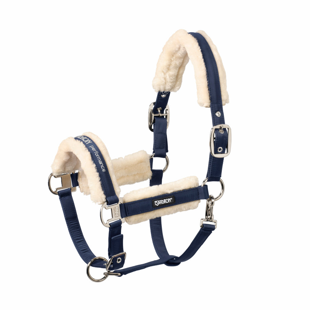 Headcollar FAUX FUR DOUBLE PIN Basics 24