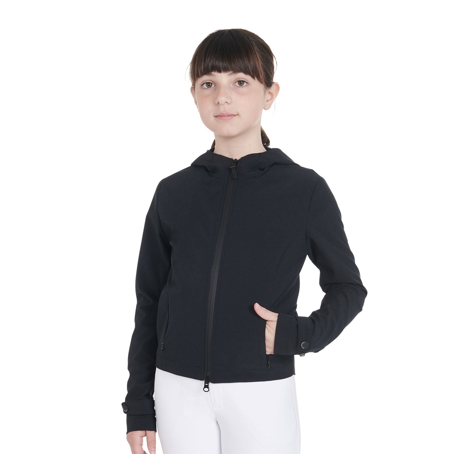 Jacke Kids' Slim Fit Softshell Jacket In Technical Fabric