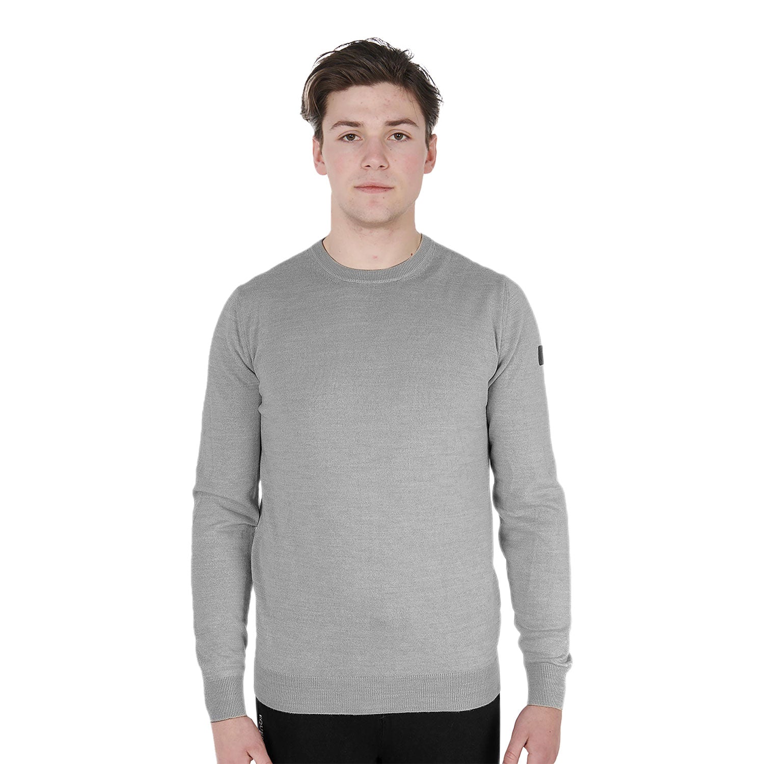 Pullover Men'S Crewneck Sweater In Merino Wool