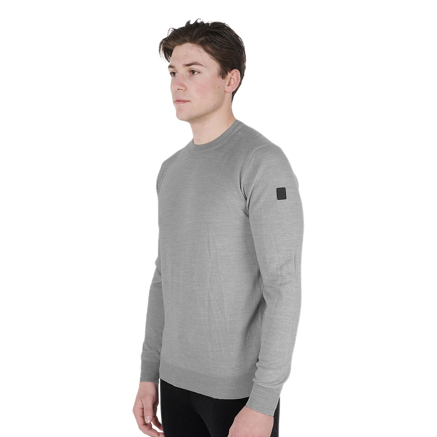 Pullover Men'S Crewneck Sweater In Merino Wool