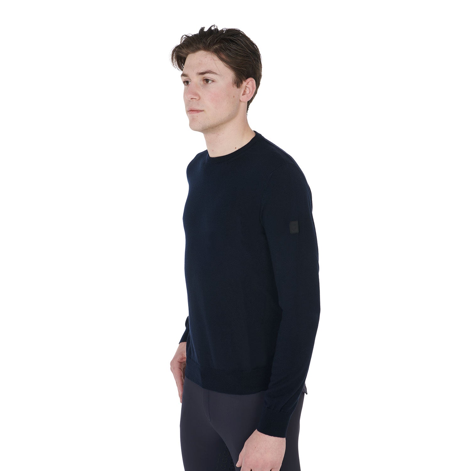 Pullover Men'S Crewneck Sweater In Merino Wool